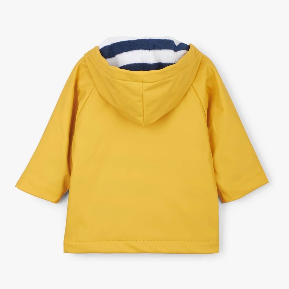 Hatley Yellow Hooded Raincoat Size 12-18 Months - Picture 2 of 16
